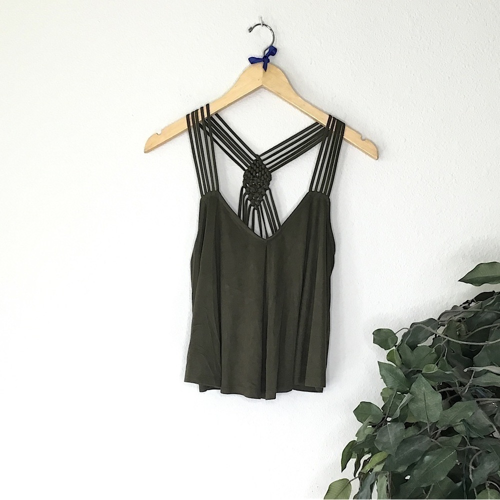 LA Hearts Velour Crop Top